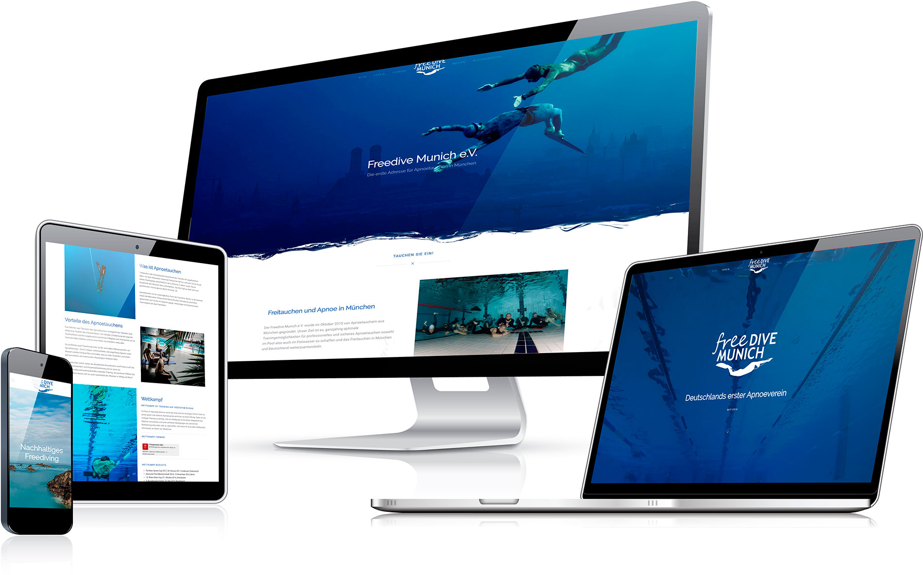 Freedive Munich Website