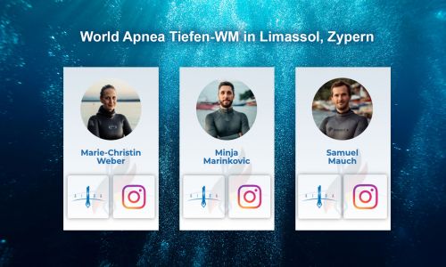 Drei von Freedive Munich, eine Mission: Limassol 2026