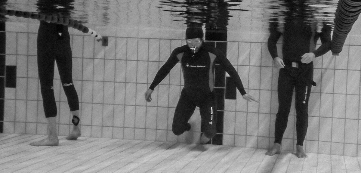 Münchner Freitaucher beim Training