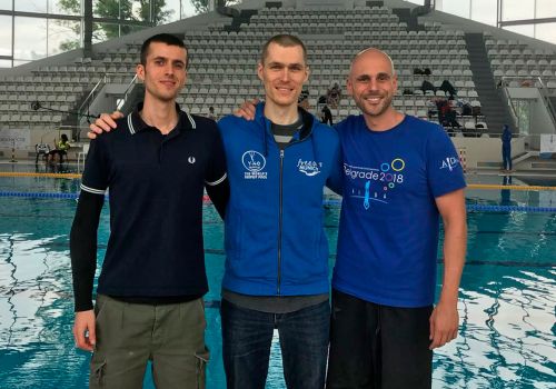 Peter Durdik Silber bei Freediving Pool WM 2018 in Belgrad